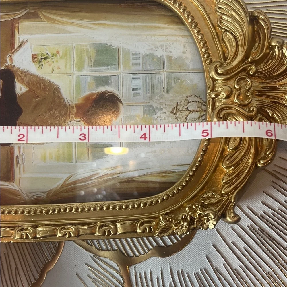 Elegant Gold Ornate Picture Frame 4x6 inch frame